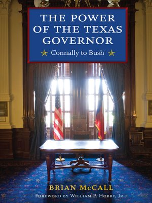 cover image of The Power of the Texas Governor